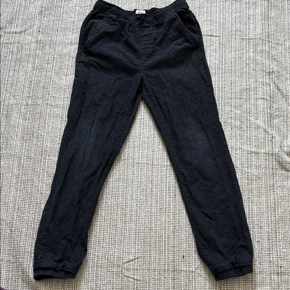 Boy’s Old Navy Black Jogger Pants with Drawstring Size XXL (18)